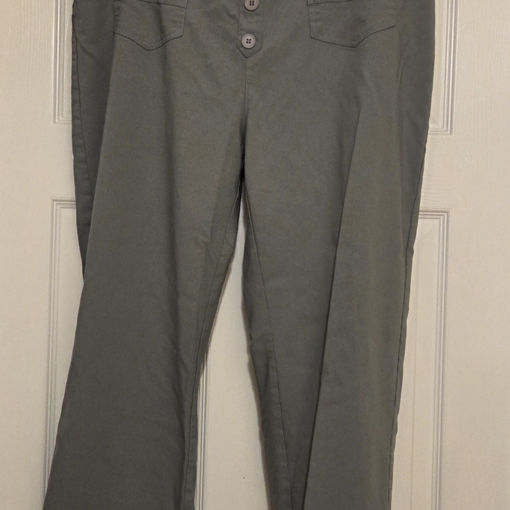 Classic Gray Women's Straight Leg Pants